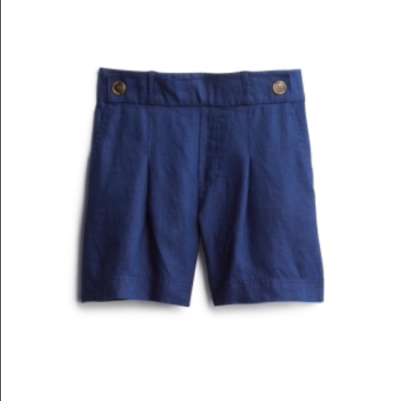 Judie Linen Sailor Detail Short
